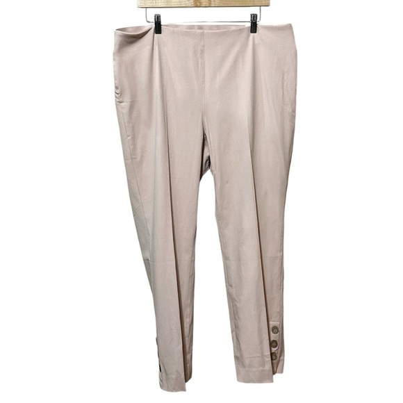 NWT - Soft Surroundings Mini Boot/Ankle Pants - dusty pink - Size 1X - Picture 2 of 4